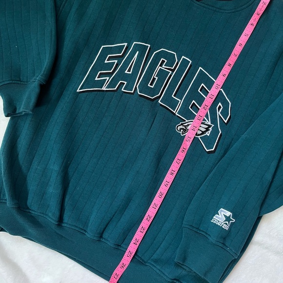 RARE VINTAGE 90S EAGLES NFL CREWNECK - Picture 5 of 9